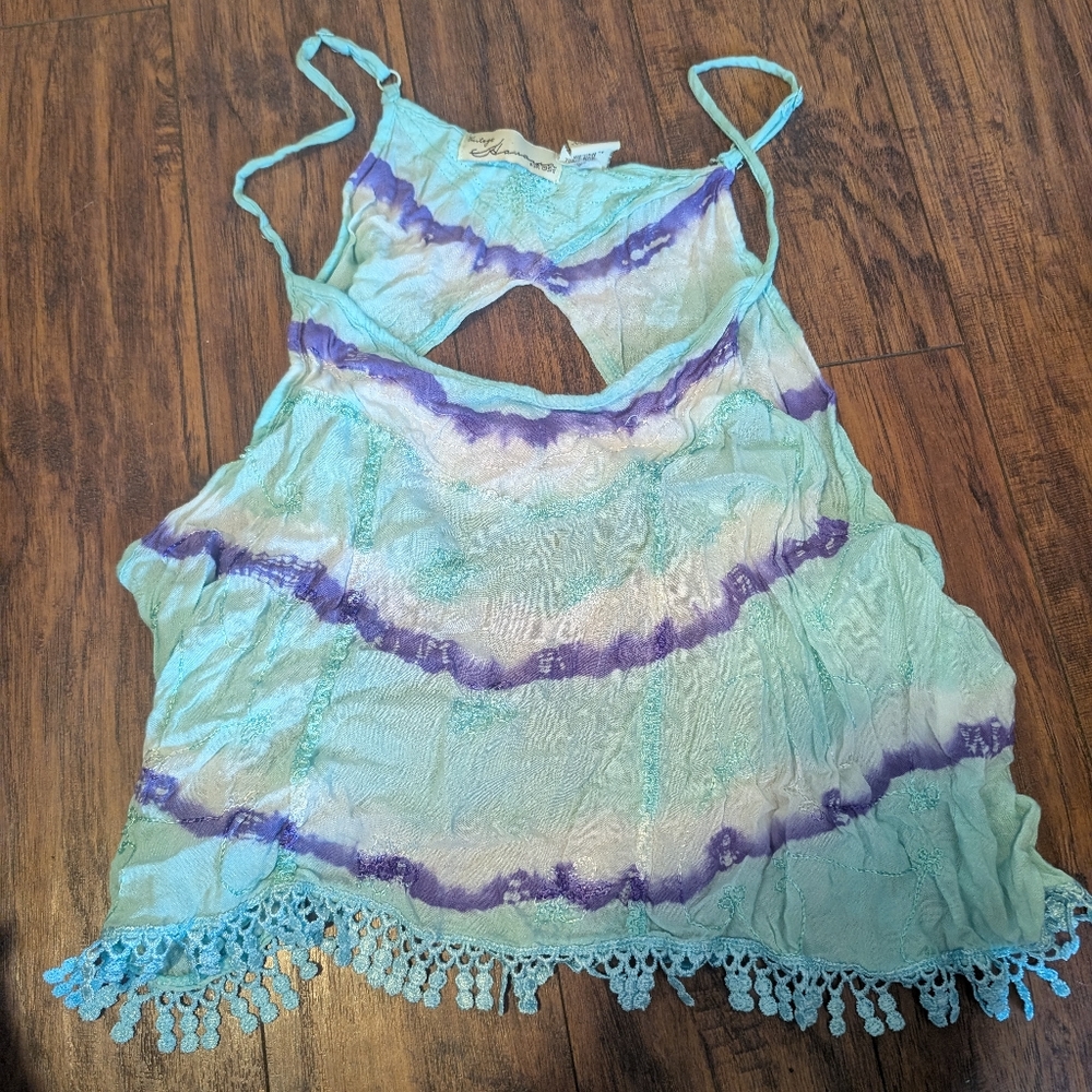 Vintage Havana Blue and purple top